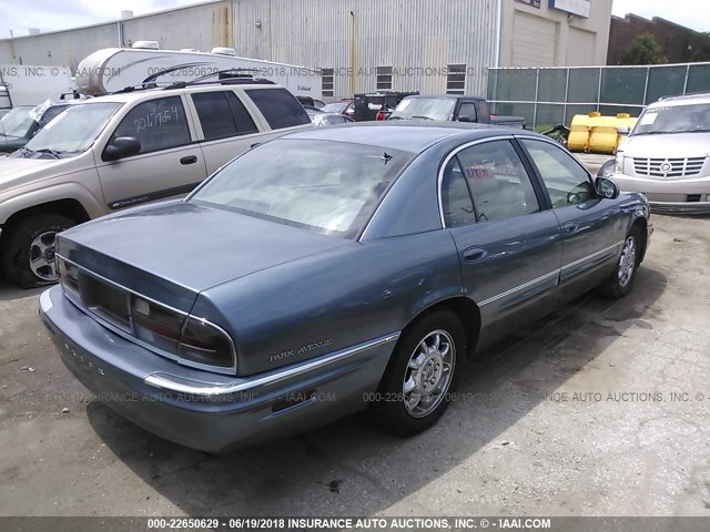 1G4CW54K124232781 - 2002 BUICK PARK AVENUE  BLUE photo 4