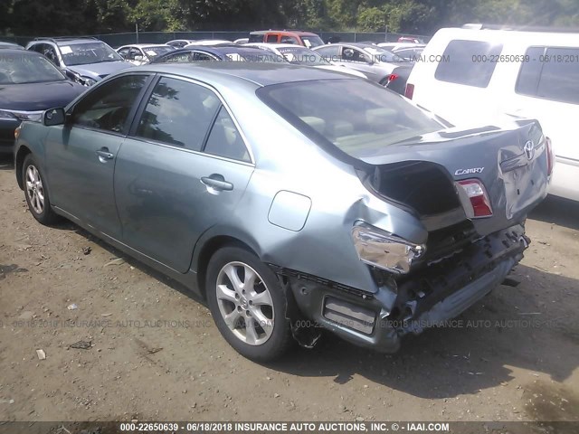 4T1BE46K19U917105 - 2009 TOYOTA CAMRY SE/LE/XLE 绿色 照片 3