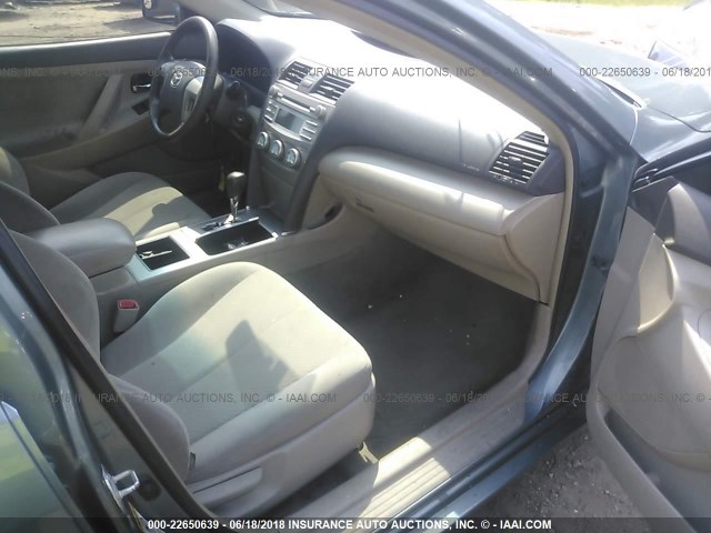 4T1BE46K19U917105 - 2009 TOYOTA CAMRY SE/LE/XLE 绿色 照片 5