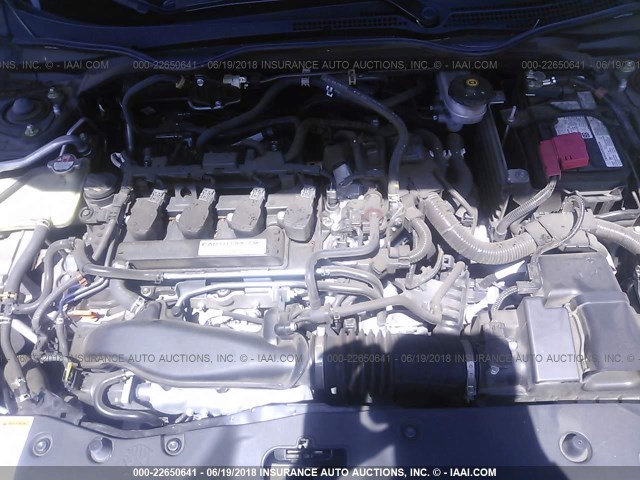 SHHFK7H75HU413574 - 2017 HONDA CIVIC EXL BLACK photo 10