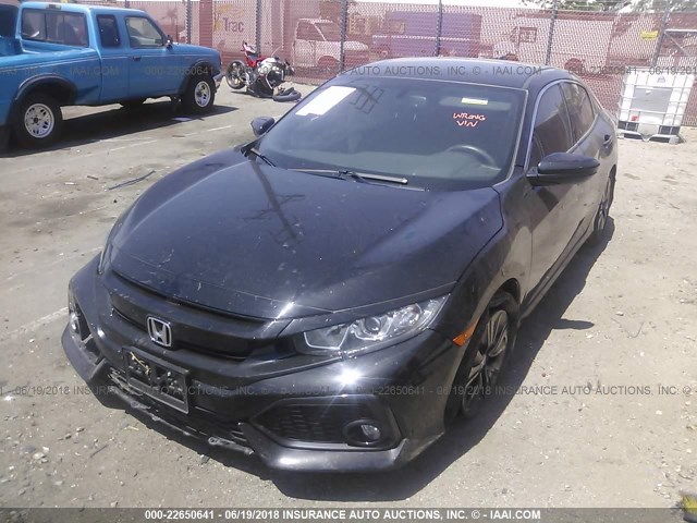 SHHFK7H75HU413574 - 2017 HONDA CIVIC EXL BLACK photo 2