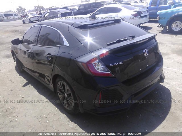 SHHFK7H75HU413574 - 2017 HONDA CIVIC EXL BLACK photo 3