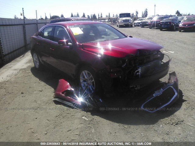 1G11C5SL5EF291186 - 2014 CHEVROLET MALIBU 1LT RED photo 1