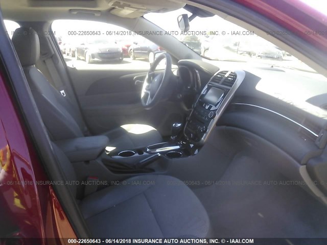 1G11C5SL5EF291186 - 2014 CHEVROLET MALIBU 1LT RED photo 5