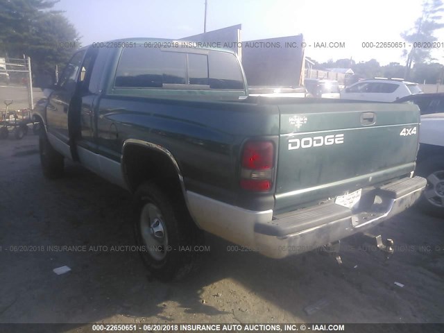 3B7HF13Z51M575923 - 2001 DODGE RAM 1500 GREEN photo 3