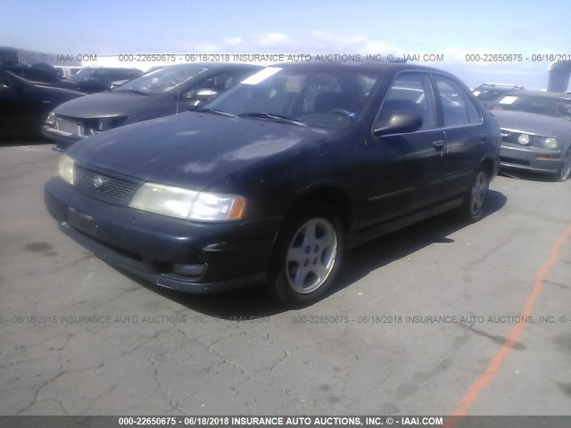 1N4BB41D9WC727274 - 1998 NISSAN SENTRA SE BLACK photo 2