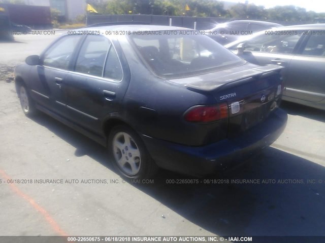 1N4BB41D9WC727274 - 1998 NISSAN SENTRA SE BLACK photo 3