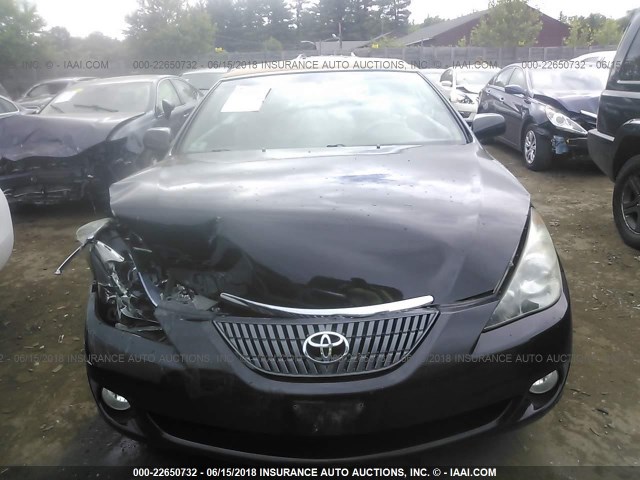 4T1FA38PX6U103305 - 2006 TOYOTA CAMRY SOLARA SE/SLE შავი ფოტო 6