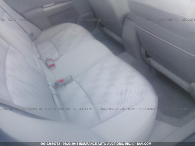 JF2SH6BC9AH910567 - 2010 SUBARU FORESTER XS Blanc photo 8
