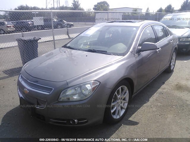 1G1ZE5E74BF102423 - 2011 CHEVROLET MALIBU LTZ 棕色 照片 2