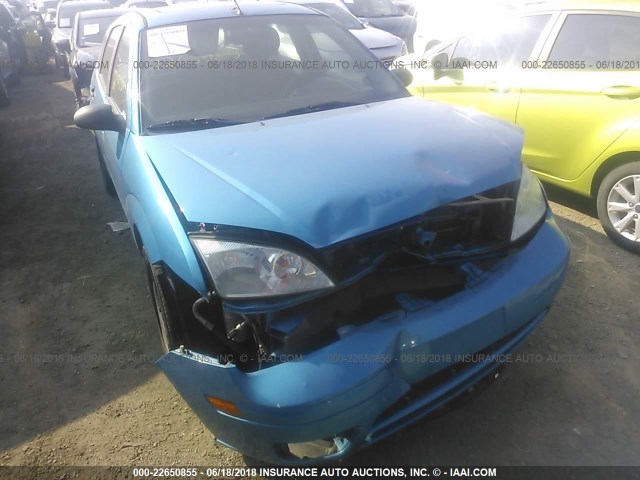 1FAFP37N47W344825 - 2007 FORD FOCUS ZX5/S/SE/SES Light Blue photo 6