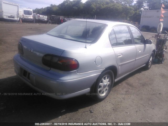 1G1NE52J9X6223194 - 1999 CHEVROLET MALIBU LS SILVER photo 4