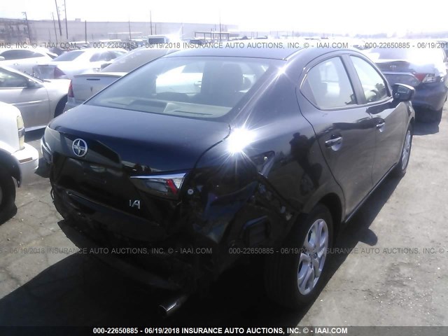 3MYDLBZVXGY126838 - 2016 TOYOTA SCION IA BLACK photo 4