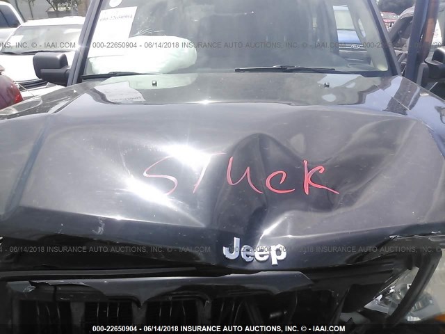 1J8HG48K26C293797 - 2006 JEEP COMMANDER 黑色 照片 10