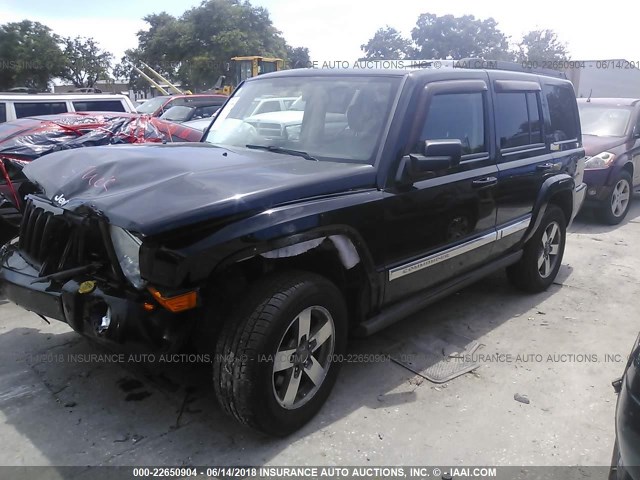 1J8HG48K26C293797 - 2006 JEEP COMMANDER 黑色 照片 2