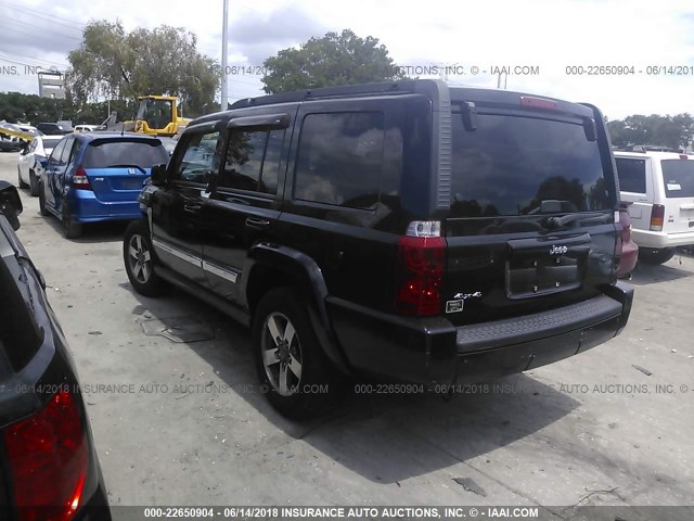 1J8HG48K26C293797 - 2006 JEEP COMMANDER 黑色 照片 3