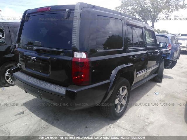 1J8HG48K26C293797 - 2006 JEEP COMMANDER 黑色 照片 4