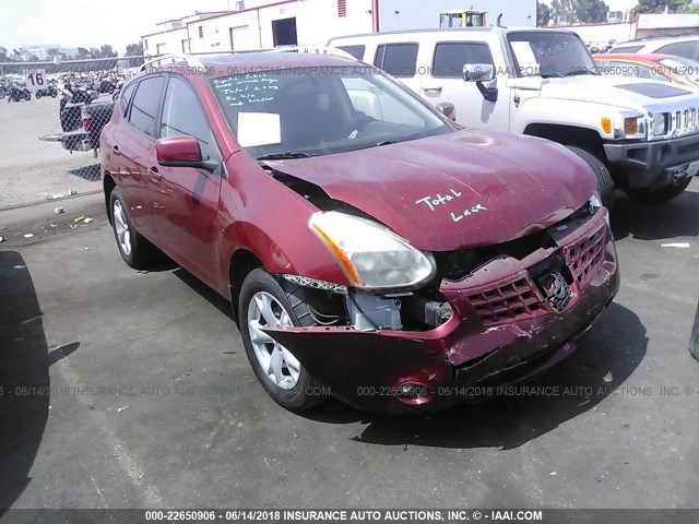 JN8AS58T08W013225 - 2008 NISSAN ROGUE S/SL RED photo 1