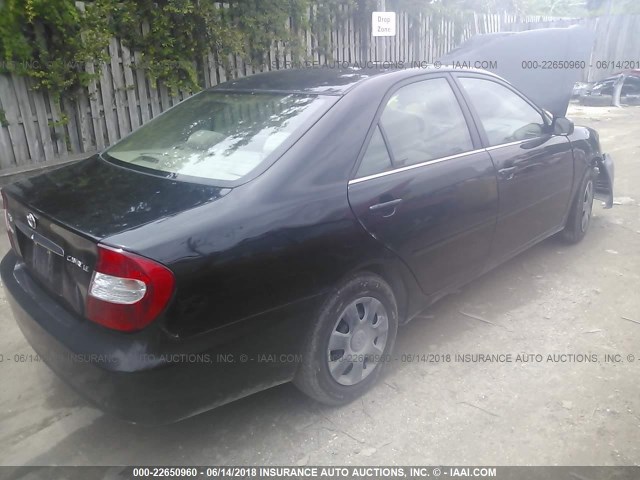 4T1BE32K24U358141 - 2004 TOYOTA CAMRY LE/XLE/SE 黑色 照片 4