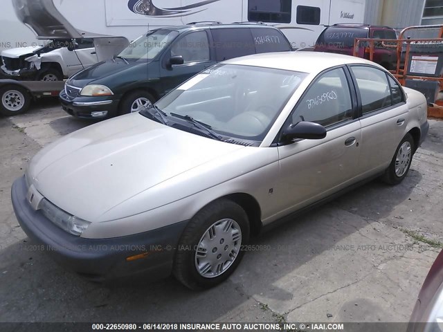 1G8ZH5287XZ362620 - 1999 SATURN SL1 GOLD photo 2