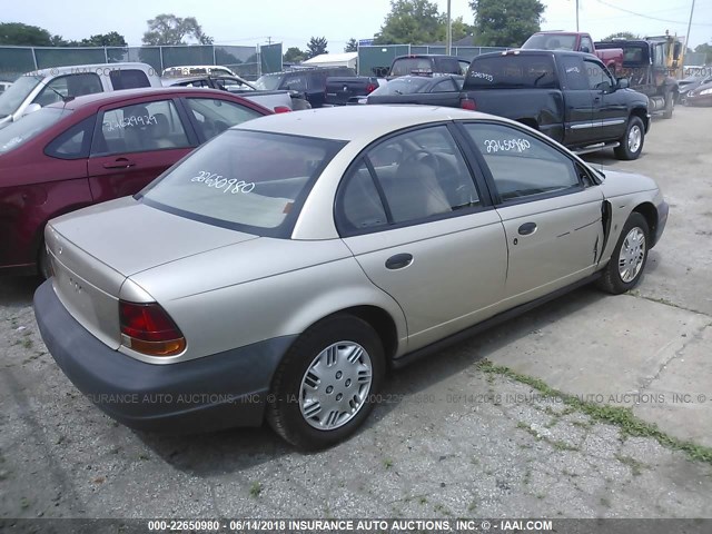 1G8ZH5287XZ362620 - 1999 SATURN SL1 GOLD photo 4