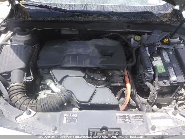 1G11D5SR2DF217076 - 2013 CHEVROLET MALIBU 1LT 金色 照片 10