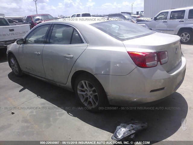1G11D5SR2DF217076 - 2013 CHEVROLET MALIBU 1LT 金色 照片 3