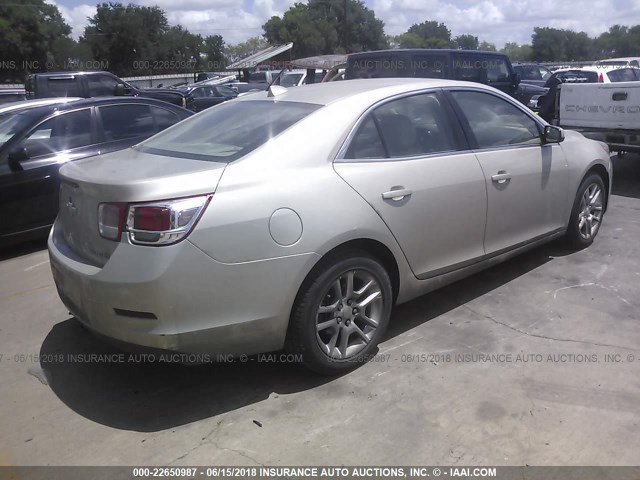 1G11D5SR2DF217076 - 2013 CHEVROLET MALIBU 1LT 金色 照片 4
