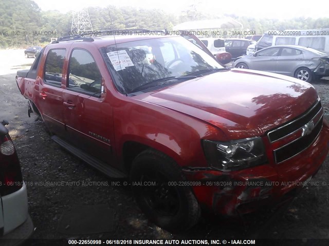 3GNTKFE39BG194871 - 2011 CHEVROLET AVALANCHE LT ORANGE photo 1