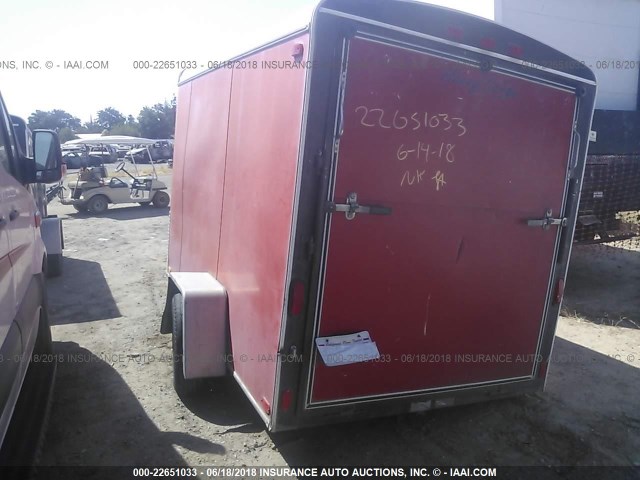 4HXHC10151C031561 - 2001 CARSON TRAILER  RED photo 3