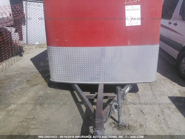 4HXHC10151C031561 - 2001 CARSON TRAILER  RED photo 7