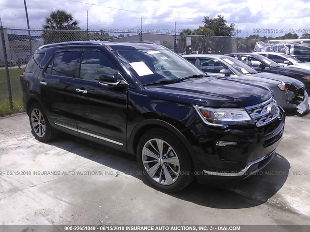 1FM5K7F82JGA21474 - 2018 FORD EXPLORER LIMITED 黑色 照片 1