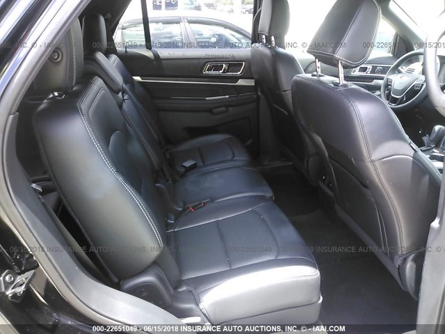 1FM5K7F82JGA21474 - 2018 FORD EXPLORER LIMITED 黑色 照片 8