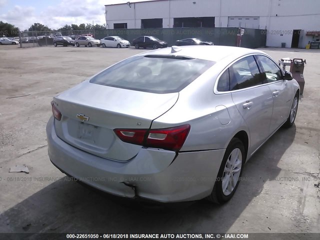 1G1ZE5ST9HF155077 - 2017 CHEVROLET MALIBU LT SILVER photo 6