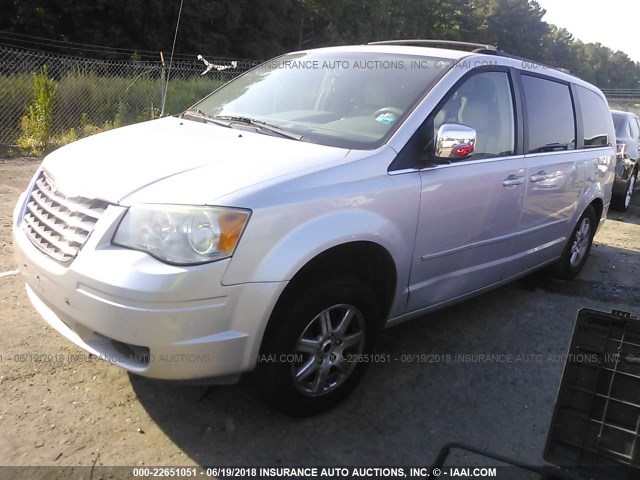 2A8HR54P68R637644 - 2008 CHRYSLER TOWN & COUNTRY TOURING SILVER photo 2