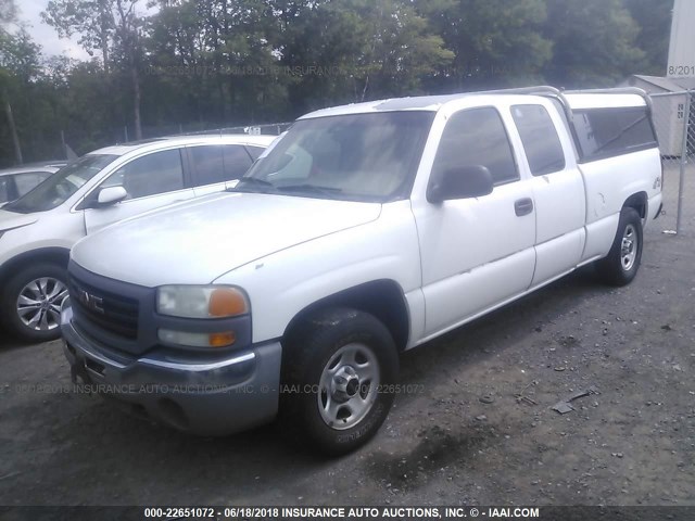 2GTEK19T631152487 - 2003 GMC NEW SIERRA K1500 WHITE photo 2