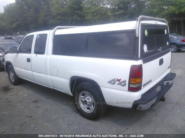 2GTEK19T631152487 - 2003 GMC NEW SIERRA K1500 WHITE photo 3