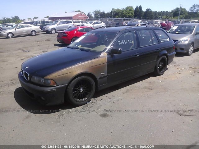 WBADR63412GN91990 - 2002 BMW 540 IT AUTOMATIC BLACK photo 2