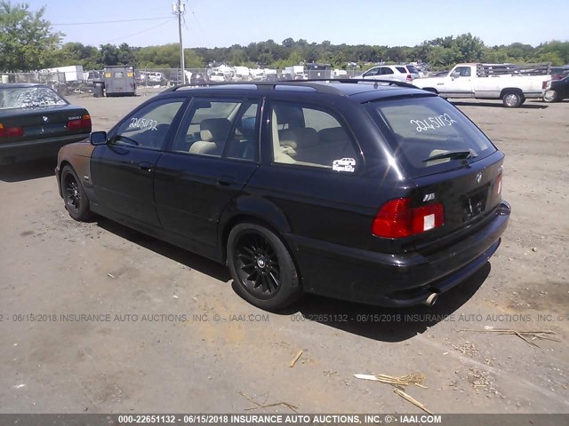 WBADR63412GN91990 - 2002 BMW 540 IT AUTOMATIC შავი ფოტო 3