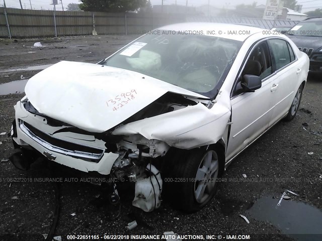 1G1ZG57B68F189794 - 2008 CHEVROLET MALIBU LS Ağ foto 2