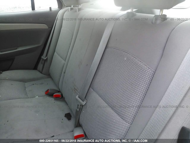 1G1ZG57B68F189794 - 2008 CHEVROLET MALIBU LS Ağ foto 8