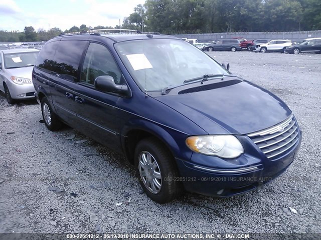 2C8GP64LX5R447514 - 2005 CHRYSLER TOWN & COUNTRY LIMITED BLUE photo 1