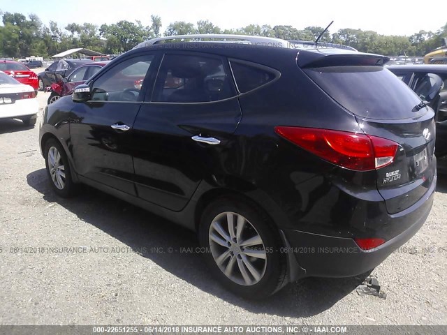 KM8JU3AC9CU338251 - 2012 HYUNDAI TUCSON GLS/LIMITED 黑色 照片 3