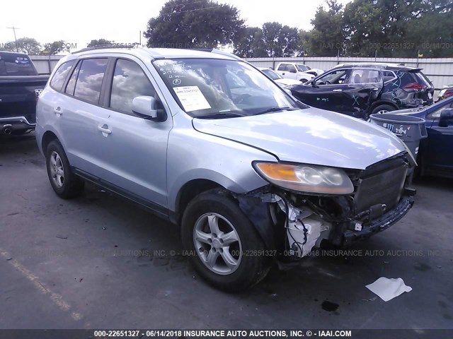 5NMSG13DX7H006780 - 2007 HYUNDAI SANTA FE GLS BLUE photo 1