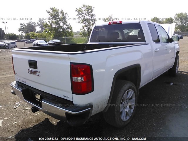 1GTV2UEC8FZ358428 - 2015 GMC SIERRA K1500 SLE WHITE photo 4