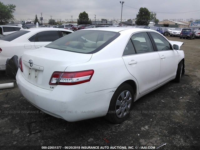 4T1BF3EK9AU568482 - 2010 TOYOTA CAMRY SE/LE/XLE 白色 照片 4
