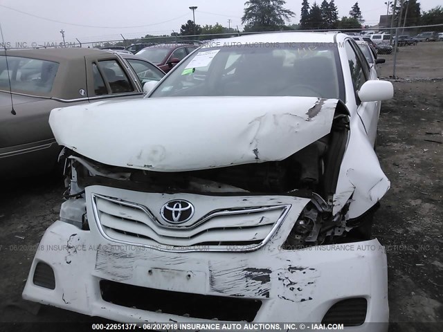 4T1BF3EK9AU568482 - 2010 TOYOTA CAMRY SE/LE/XLE 白色 照片 6