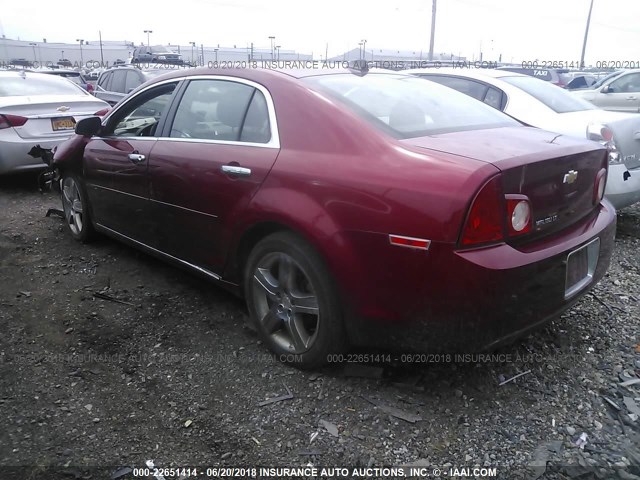 1G1ZC5E06CF223500 - 2012 CHEVROLET MALIBU 1LT წითელი ფოტო 3