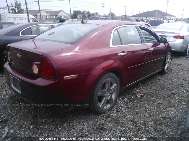 1G1ZC5E06CF223500 - 2012 CHEVROLET MALIBU 1LT წითელი ფოტო 4