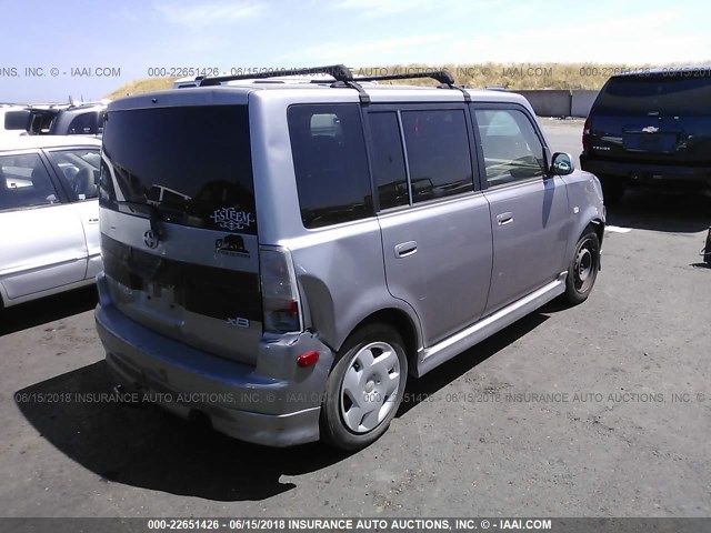 JTLKT324054008542 - 2005 TOYOTA SCION XB Күміс фото 4